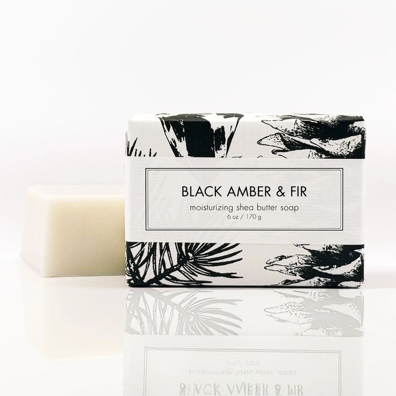 Formulary 55 Bath Bar - Black Amber &amp; Fir