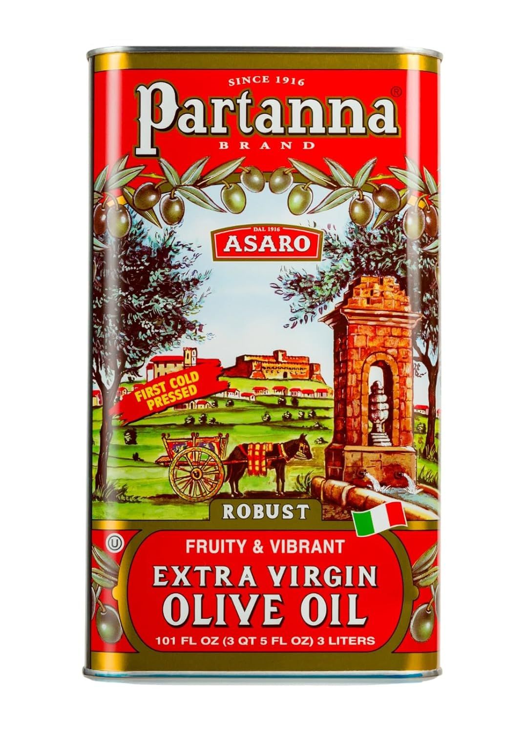 Partanna - Extra Virgin Olive Oil 3LT Tin