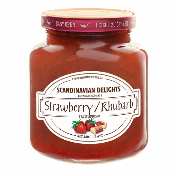 Elki Scandinavian Delights Fruit Spread - Strawberry/Rhubarb