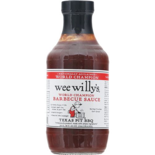 Wee Willy&#39;s Barbecue Sauce - Texas Pit