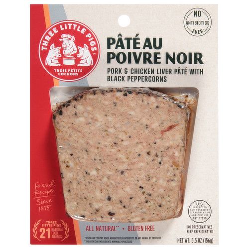 Three Little Pigs - Pate au Poivre Noir
