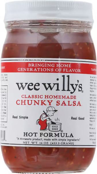Wee Willy&#39;s Chunky Salsa - Hot Formula