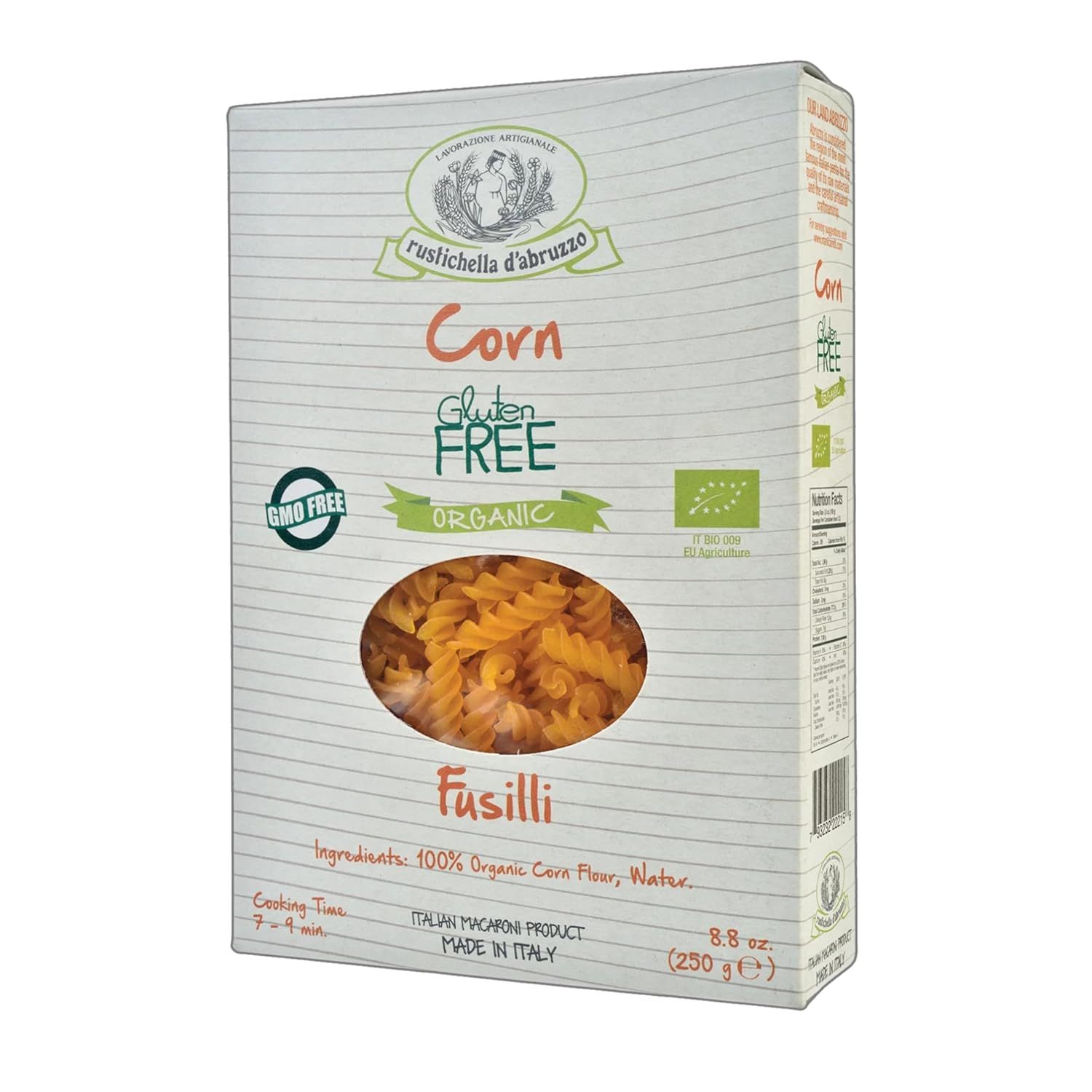 Rustichella d&#39;Abruzzo - Gluten-Free Corn Fusilli