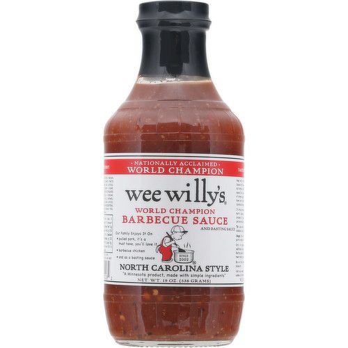 Wee Willy&#39;s Barbecue Sauce - North Carolina Style