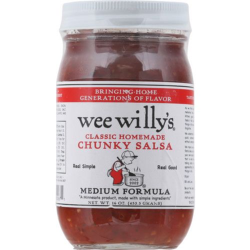 Wee Willy&#39;s Chunky Salsa - Medium Formula
