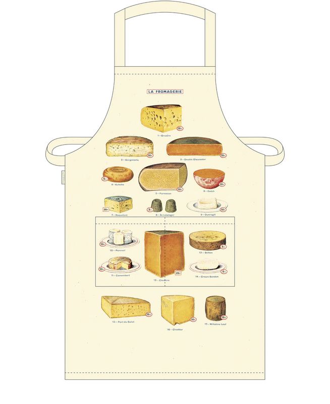 Cavallini Papers Vintage Apron - Cheese