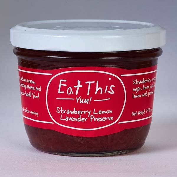 Eat This Yum! - Strawberry Lemon Lavender Preserves
