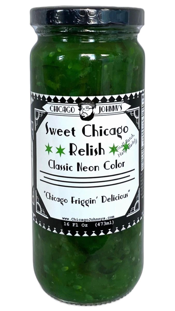 Chicago Johnny&quot;s Sweet Chicago Relish - Classic Neon Green