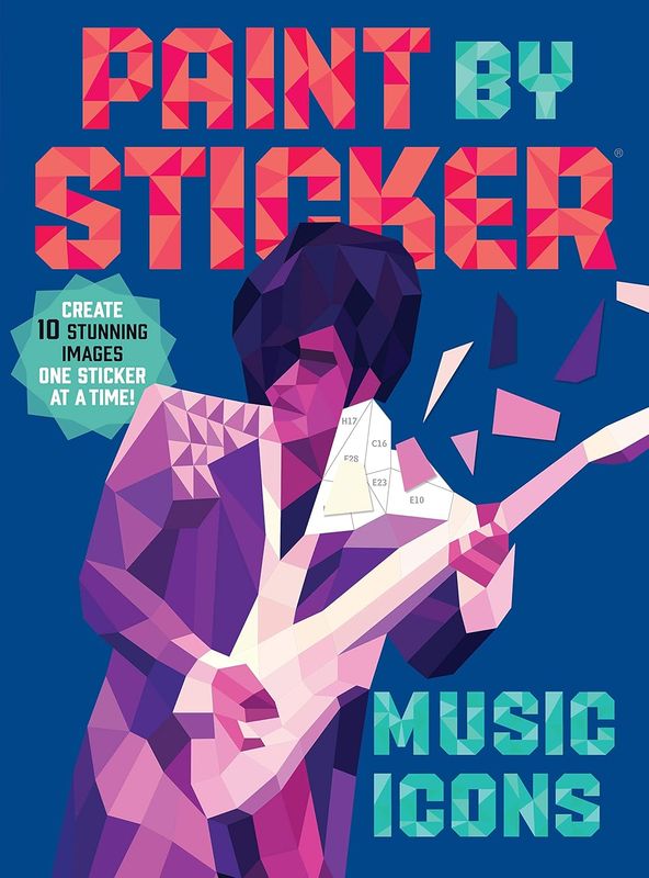 Hachette Book Group - Paint By Sticker: Music Icons