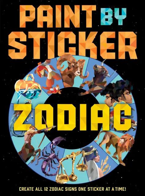 Hachette Book Group - Paint By Sticker: Zodiac