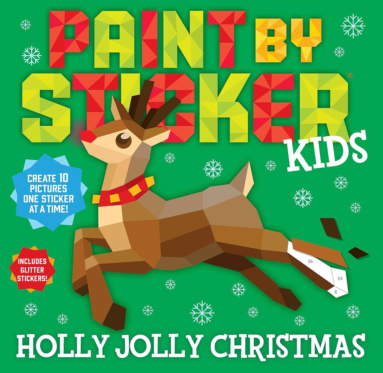 Hachette Book Group - Paint By Sticker Kids: Holly Jolly