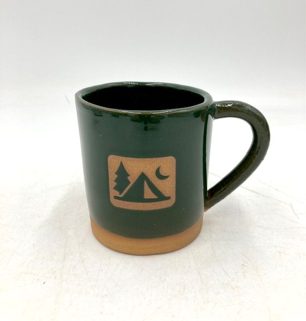 Ruby Farms Pottery Camp Mug - Tent