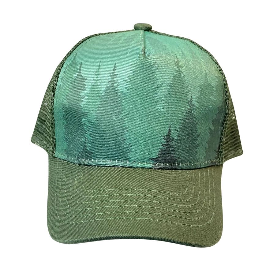 Wild Child Hat Co - Green Trees Trucker Hat