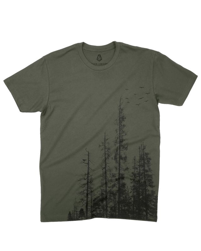 Black Lantern T-Shirt - Pine Forest