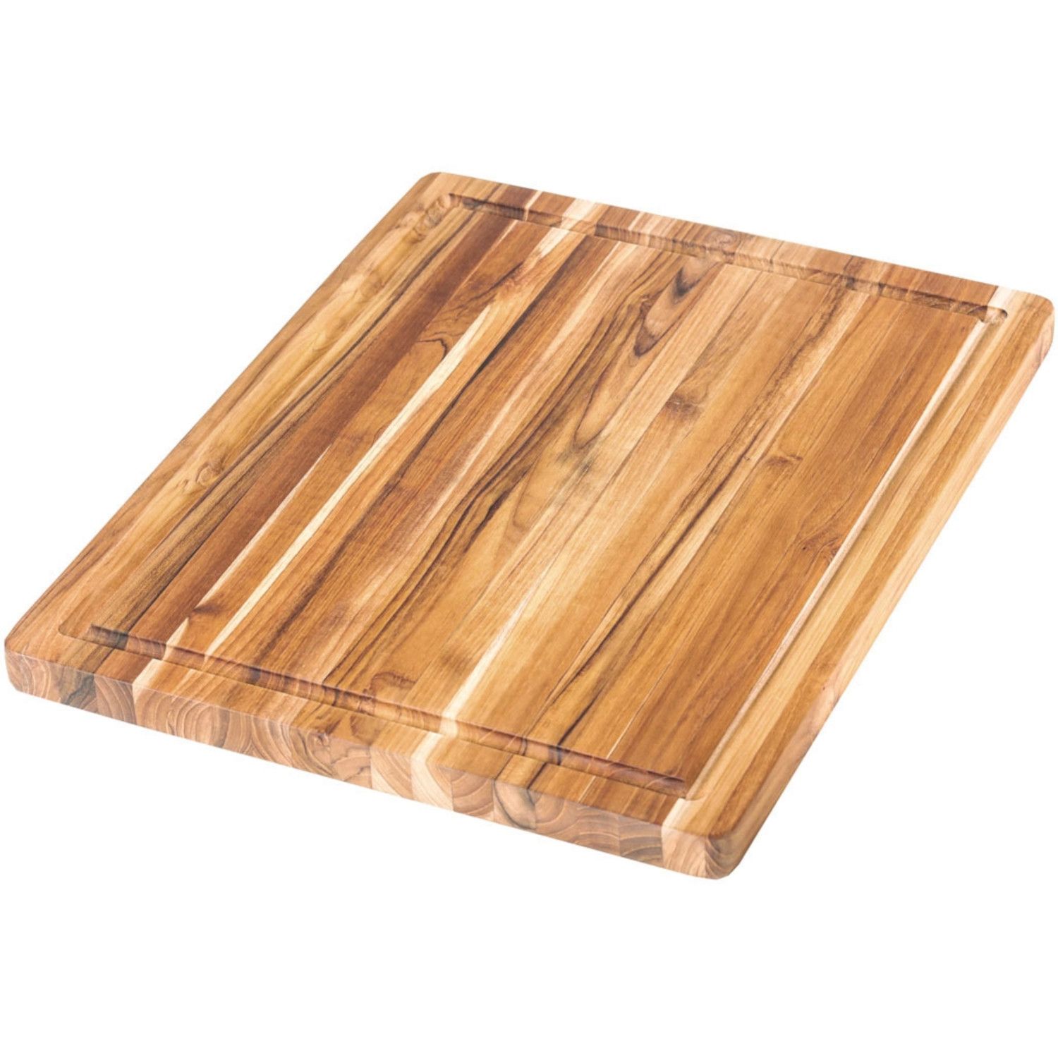 Teakhaus - Rectangular Edge Grain Board w/ Juice Canal, Medium - 805