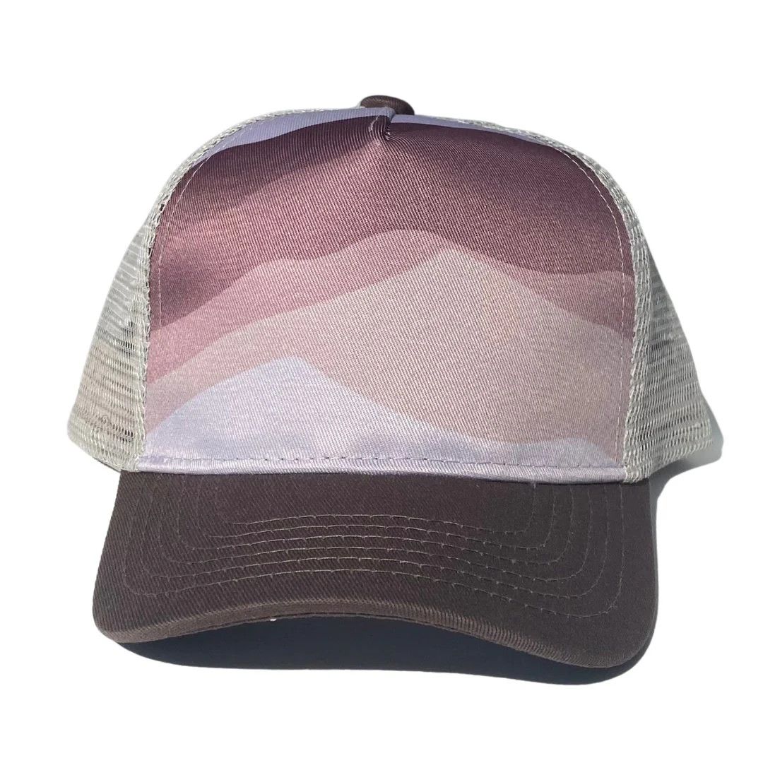 Wild Child Hat Co - Purple Mountain Trucker Hat