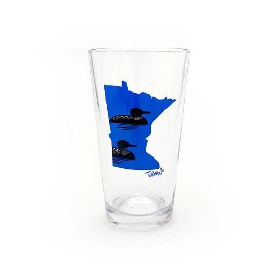 Adam Turman Pint Glass - MN Month Loon