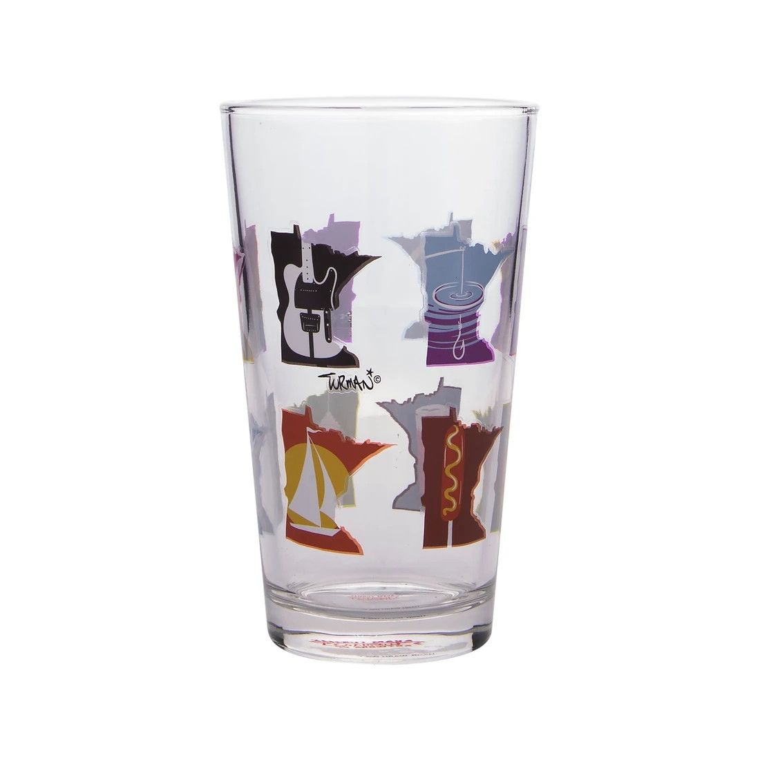 Adam Turman Pint Glass - MN Months
