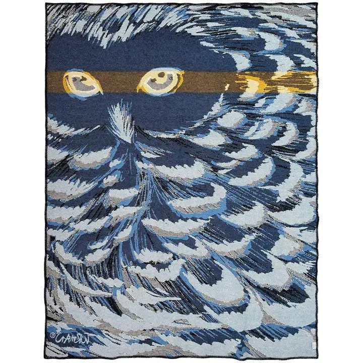 Faribault Woolen Mill - Turman Snowy Owl Throw