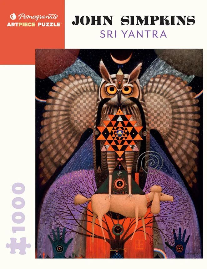 Pomegranate Artpiece Puzzle 1000 - SRI YANTRA