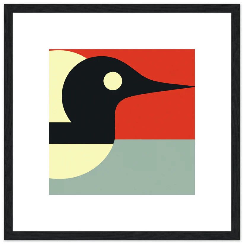 Taalla Framed Print - Loon 001-23