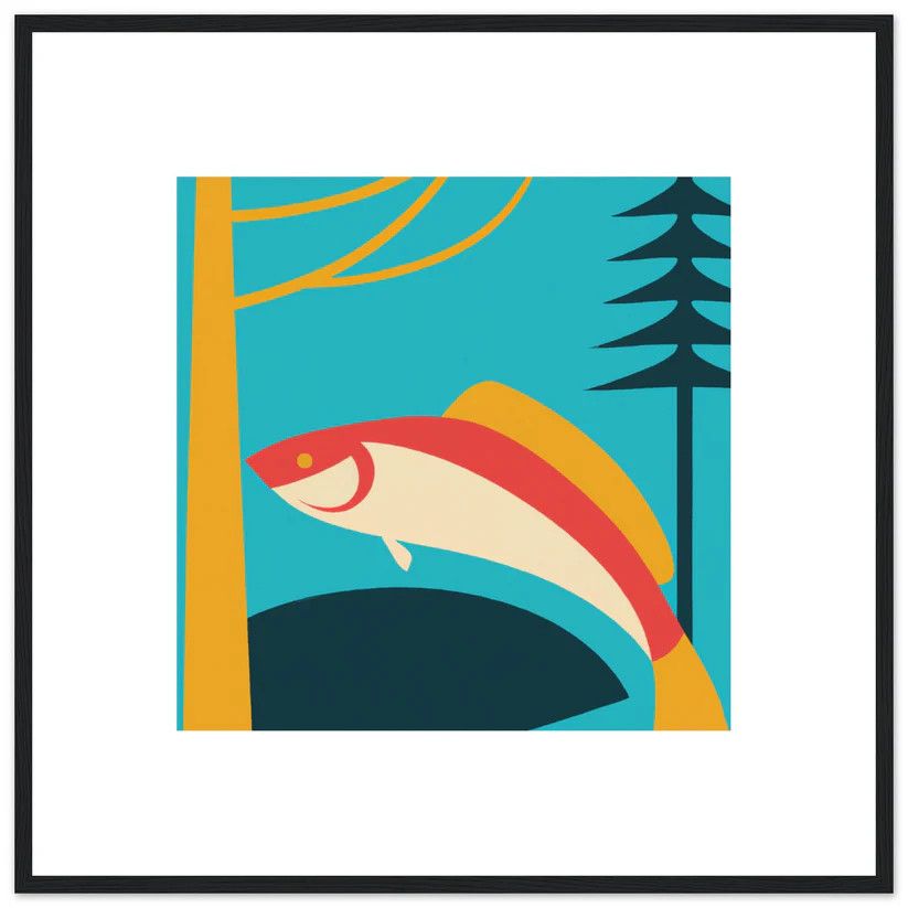 Taalla Framed Print - Fish 002-23