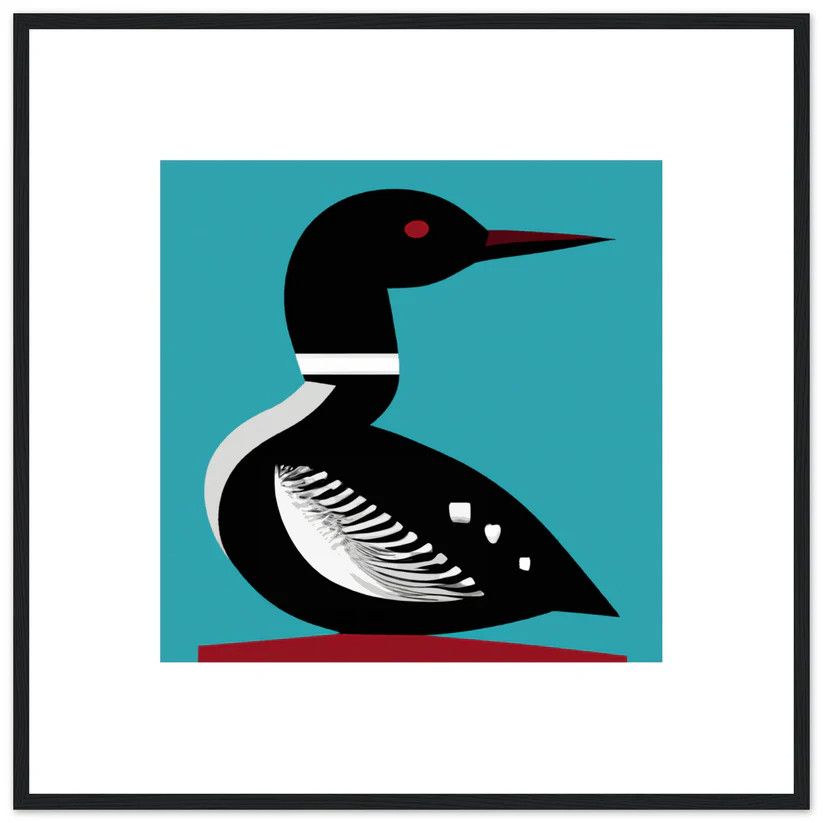 Taalla Framed Print - Loon 004-23