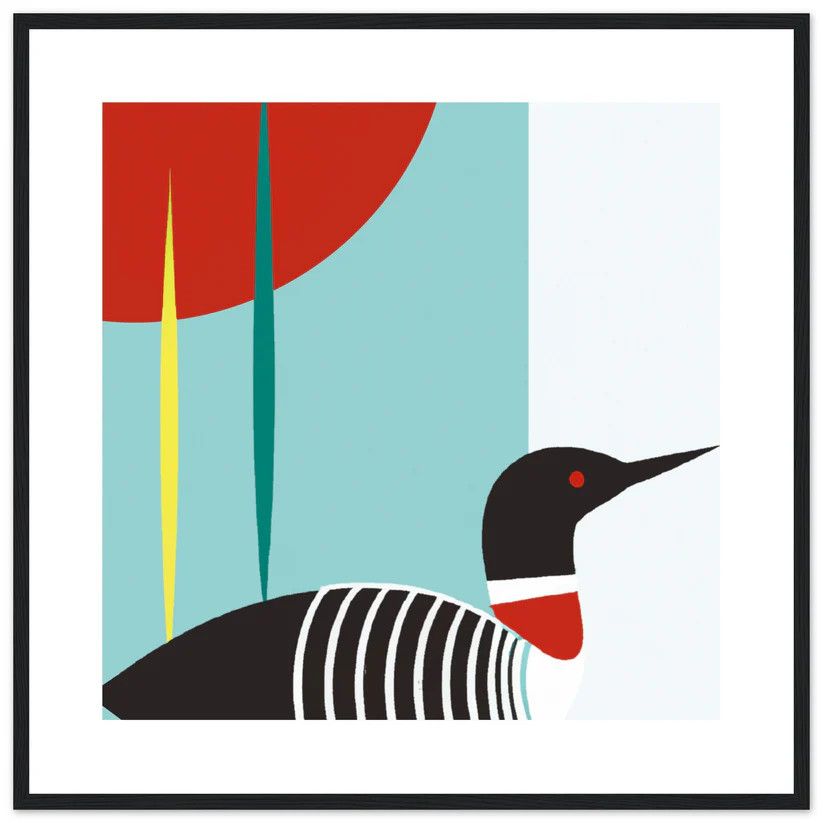 Taalla Framed Print - Loon 005-23
