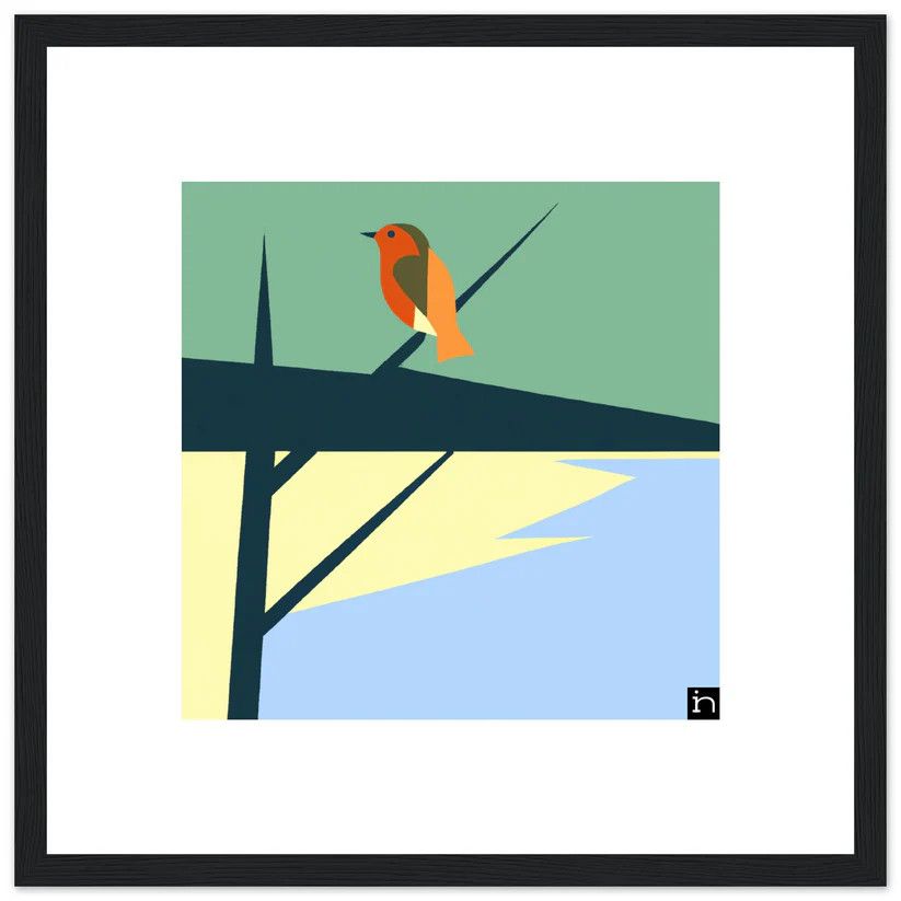 Taalla Framed Print - Robin 001-23