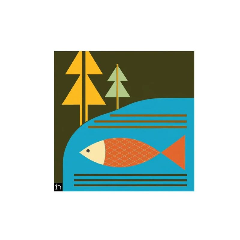 Taalla Matted Print - Fish 005-23