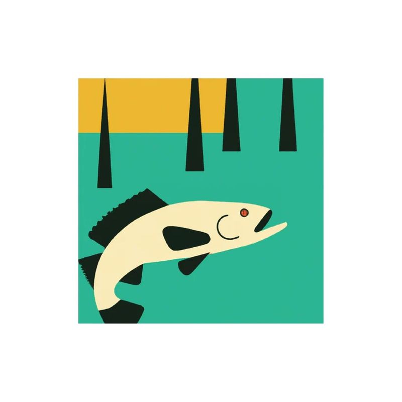 Taalla Matted Print - Fish 001-23