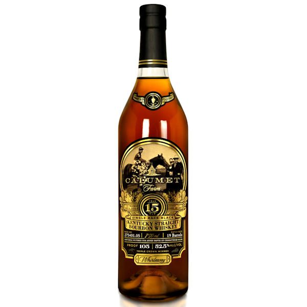 Calumet Farm 15-year Single Rack Black Kentucky Straight Bourbon