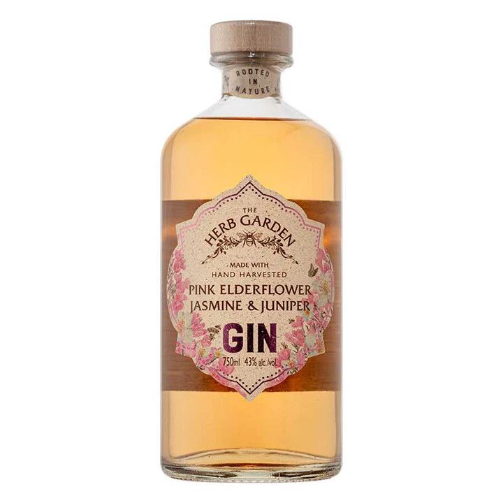 The Herb Garden Gin - Pink Elderflower Jasmine &amp; Juniper
