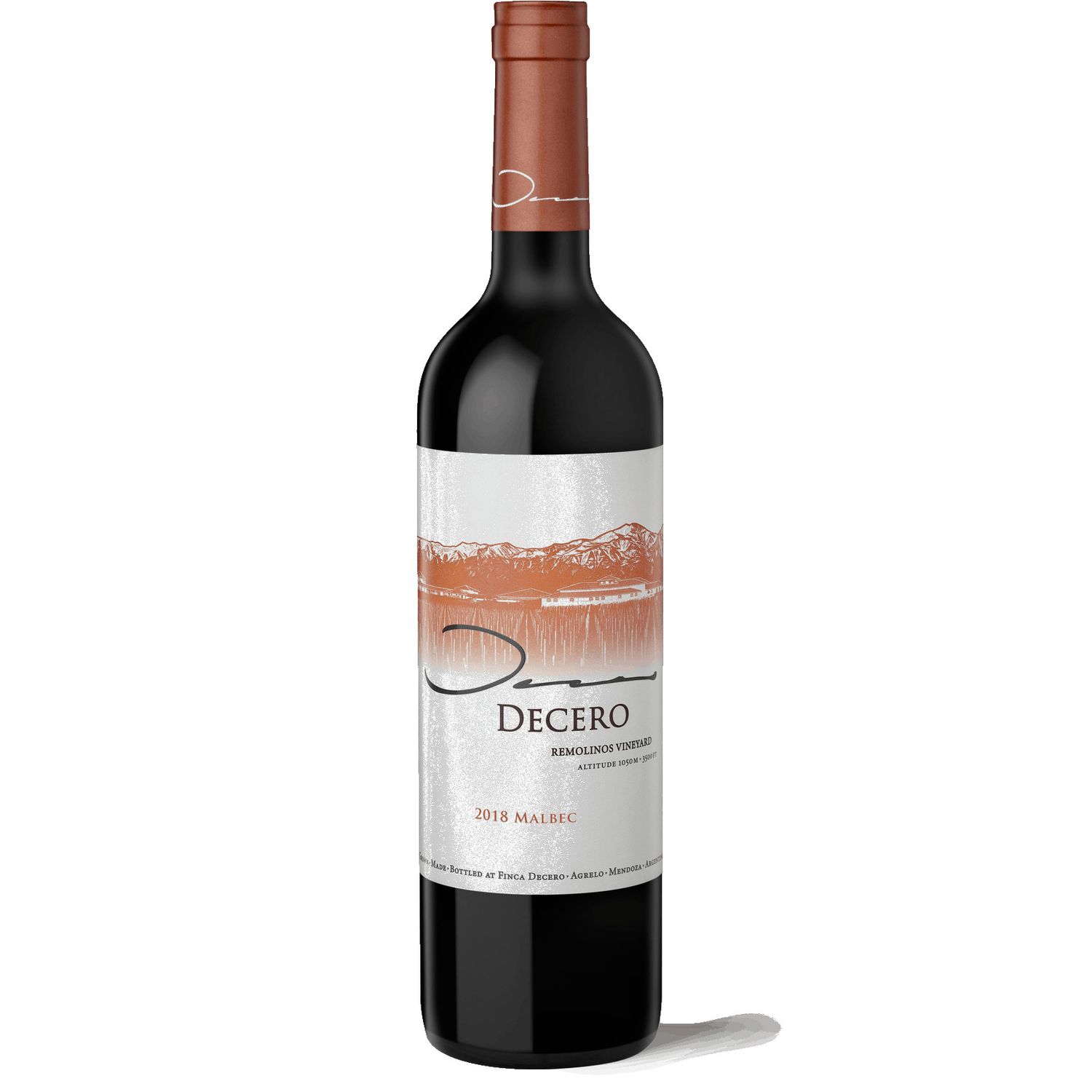 Finca Decero Winery, Malbec Remolinos Vineyard Agrelo (2018)