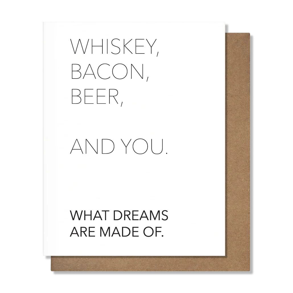 Pretty Alright Goods Card - Whiskey and You