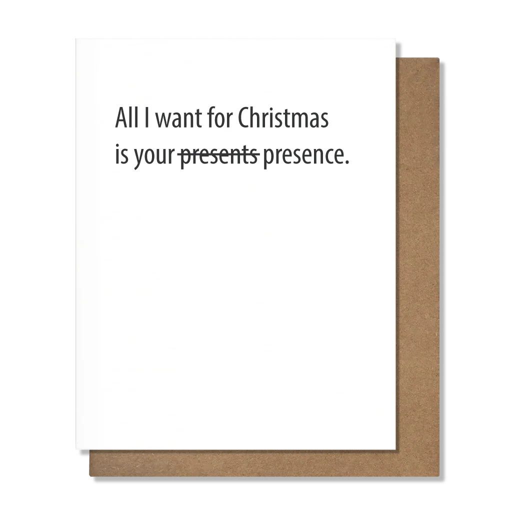 Pretty Alright Goods Card - X-mas Presence