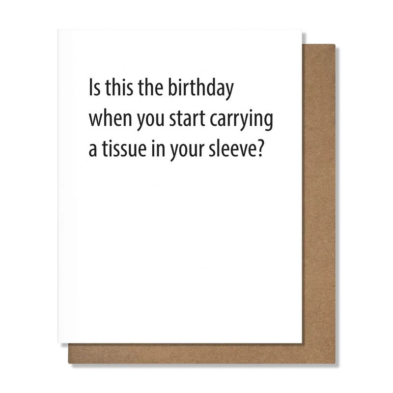 Pretty Alright Goods Card - Tissue Birthday