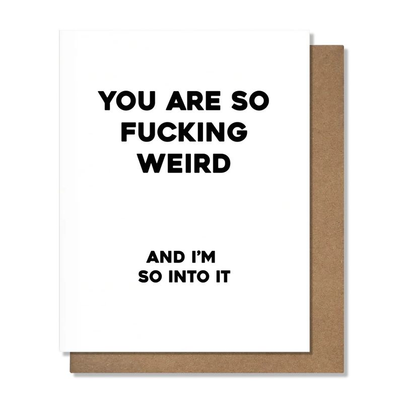 Pretty Alright Goods Card - So Weird