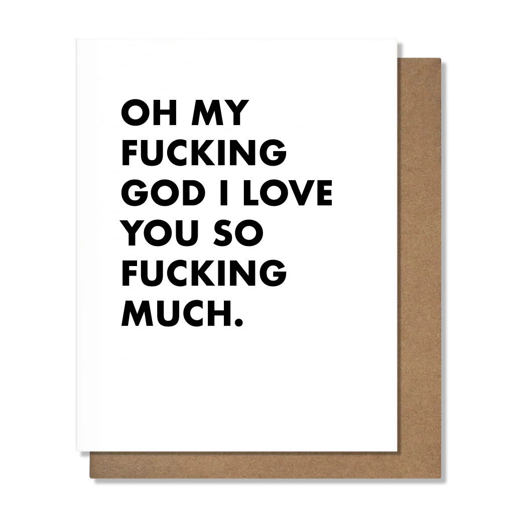 Pretty Alright Goods Card - OMFG Love