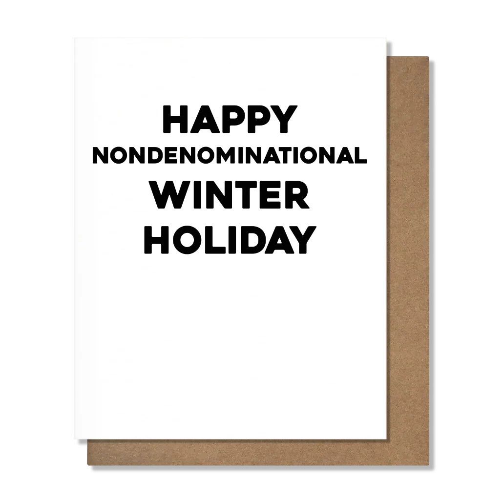 Pretty Alright Goods Card - Nondenominational Winter Holiday