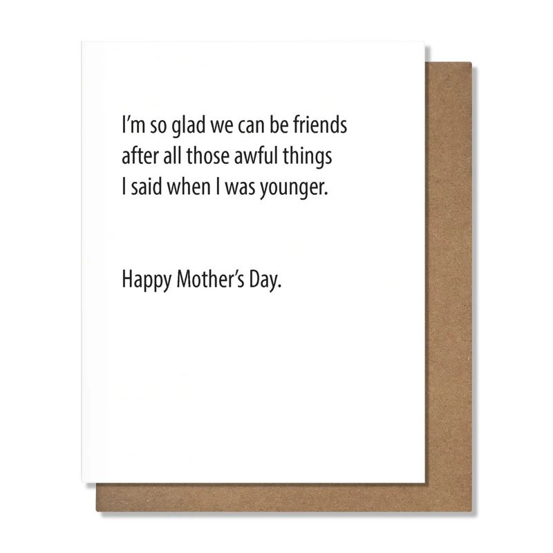 Pretty Alright Goods Card - Mom Friends