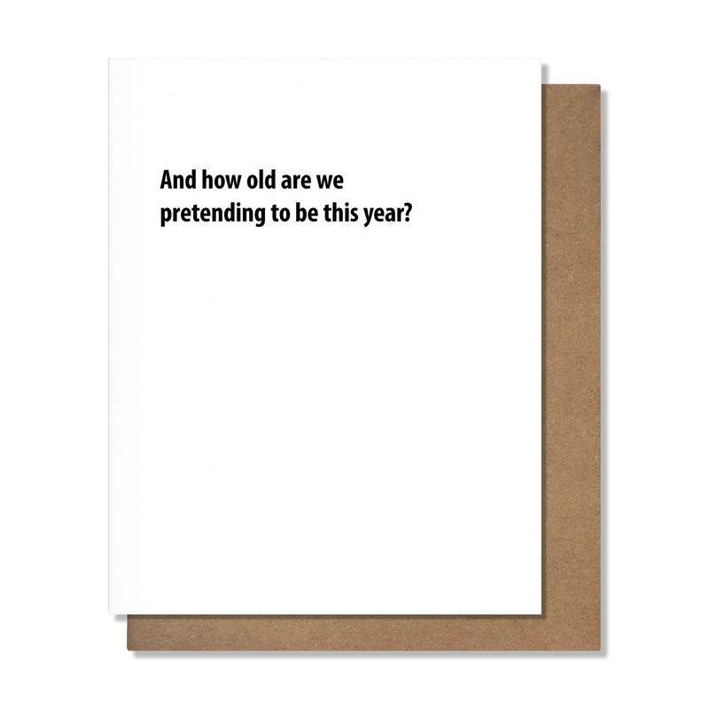 Pretty Alright Goods Card - Let&#39;s Pretend