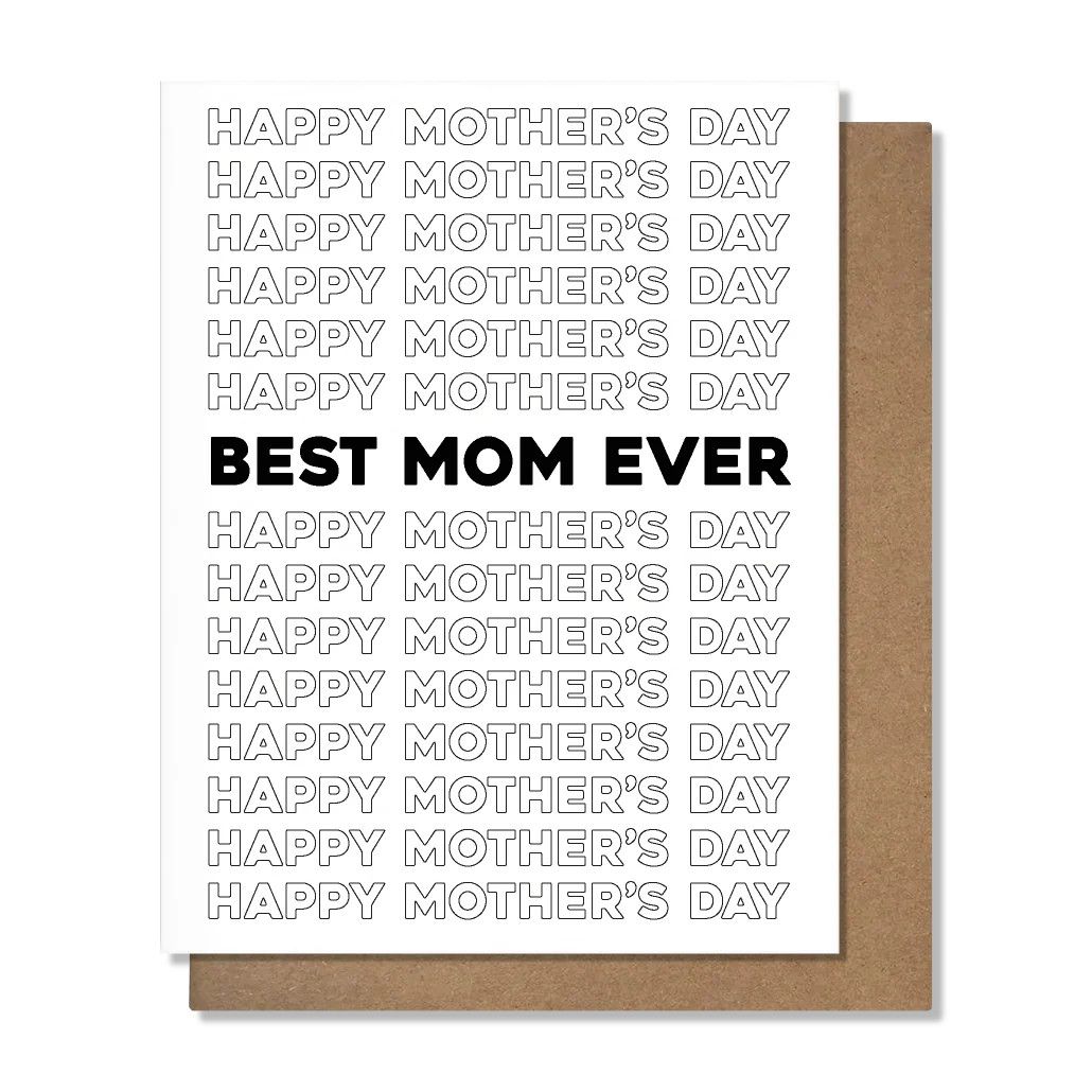 Pretty Alright Goods Card - Best Mom Ever