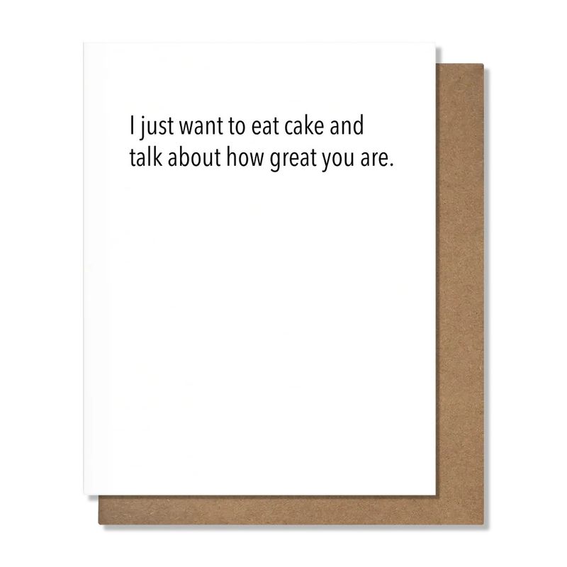 Pretty Alright Goods Card - Cake &amp; Great