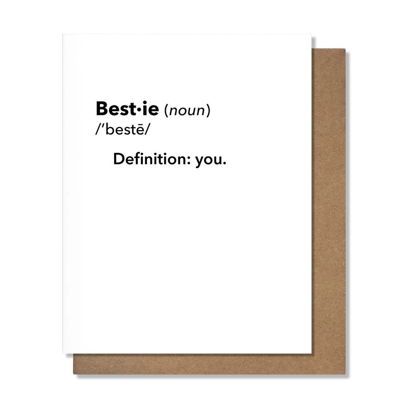 Pretty Alright Goods Card - Bestie Friendship