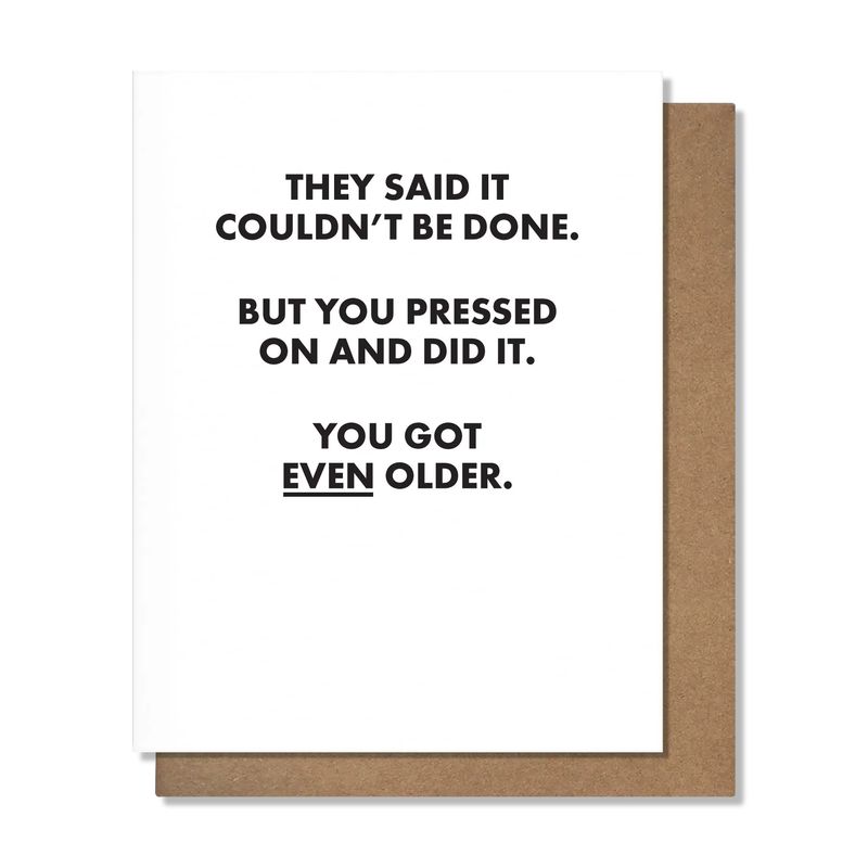Pretty Alright Goods Card - Couldn’t Be Done