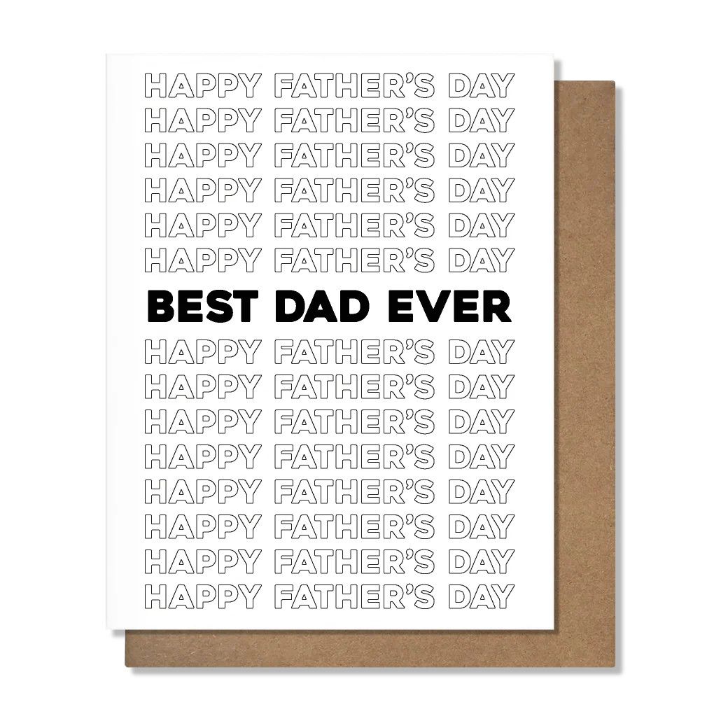 Pretty Alright Goods Card - Best Dad Ever