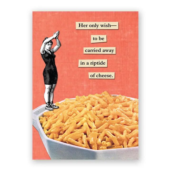 The Mincing Mockingbird Card - Mac and Cheese