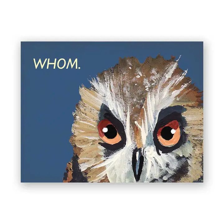 The Mincing Mockingbird Card - Whom