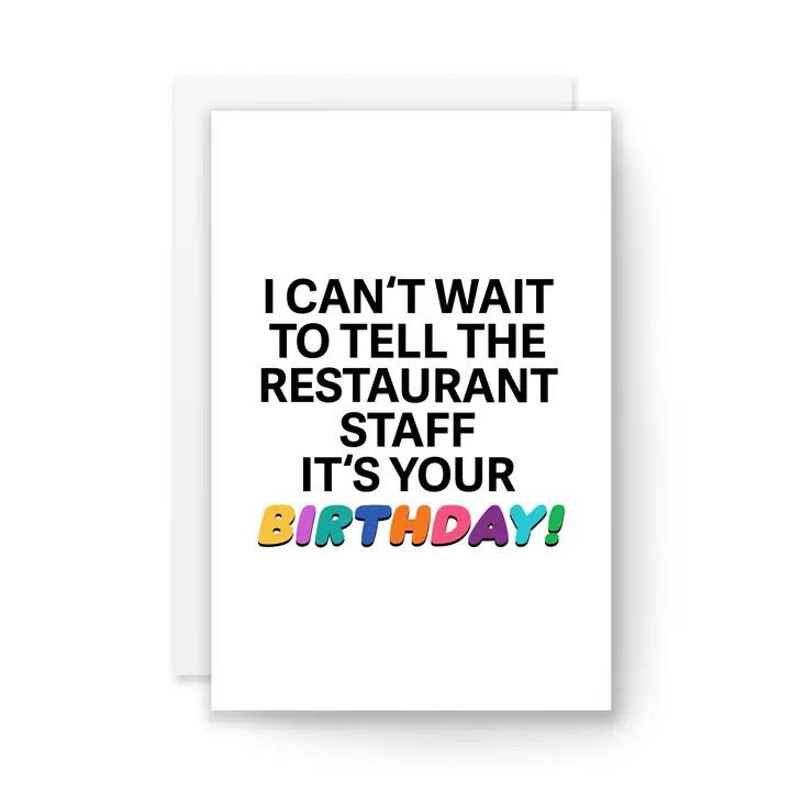 Kaleidadope Card - Restaurant Birthday